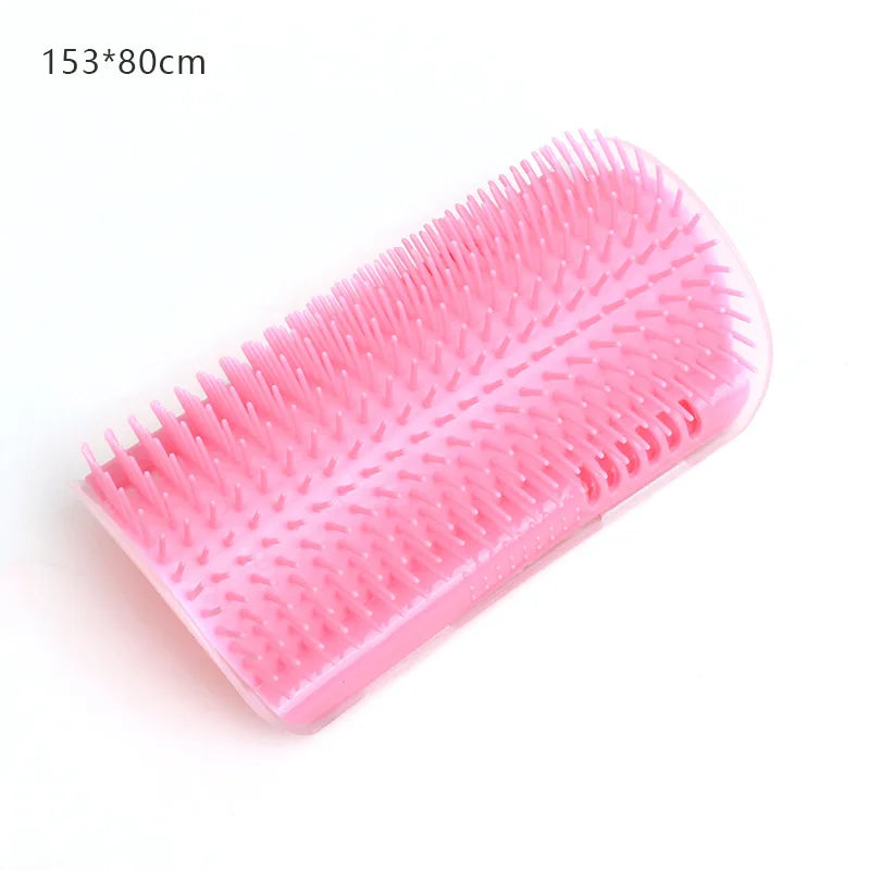 Cat Massage and Pet Hair Removal Comb Wall Corner Self Cleaning Rubbing Brush