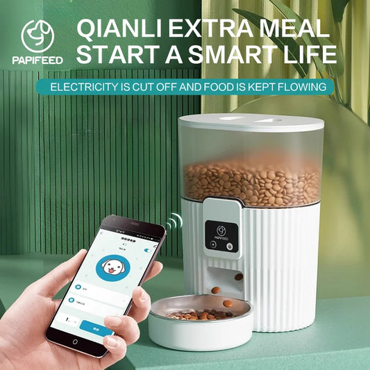 Smart Wi-Fi Automatic Pet Feeder for Cats & Dogs