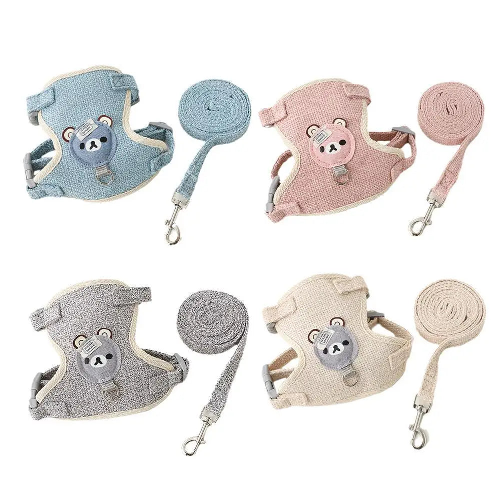 Breezy Vest Adjustable Pet Harness-Leash