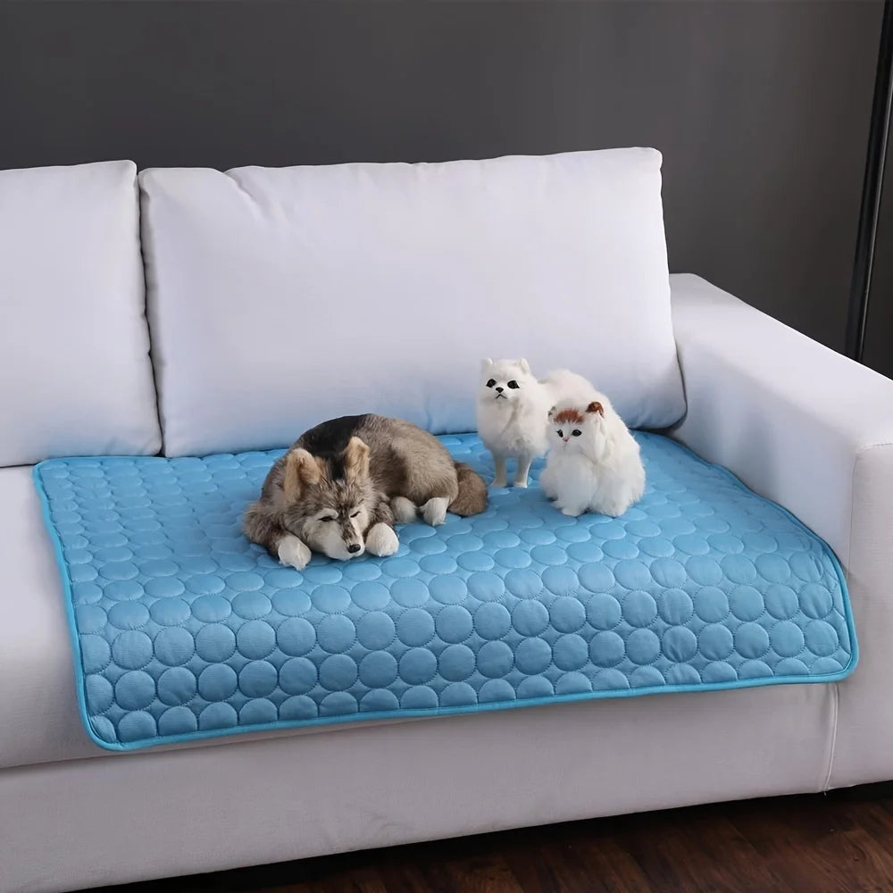 Dog Cooling Mat Summer Pet Cold Bed