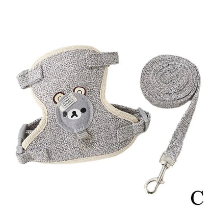 Breezy Vest Adjustable Pet Harness-Leash