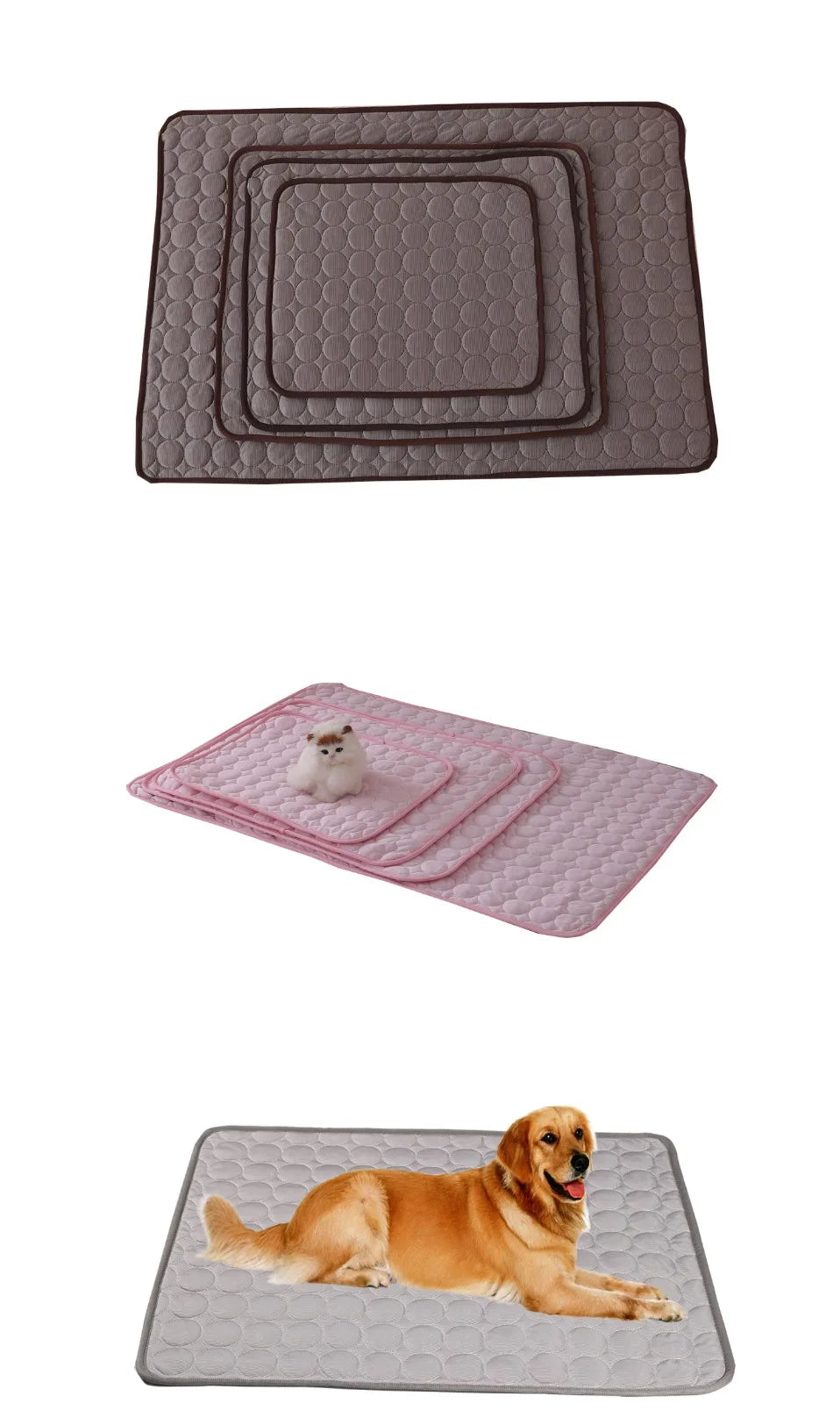 Dog Cooling Mat Summer Pet Cold Bed