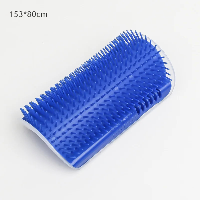Cat Massage and Pet Hair Removal Comb Wall Corner Self Cleaning Rubbing Brush