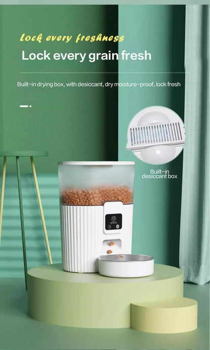 Smart Wi-Fi Automatic Pet Feeder for Cats & Dogs