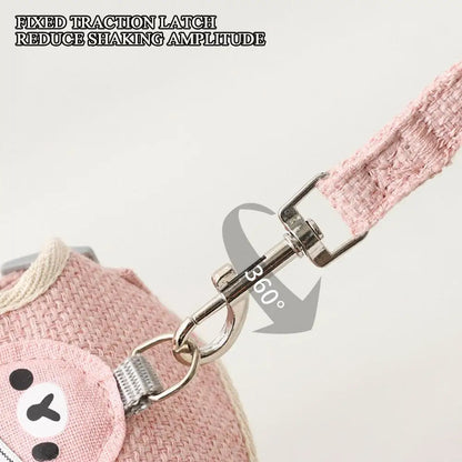 Breezy Vest Adjustable Pet Harness-Leash