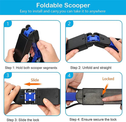 Dog Pooper Scooper Foldable