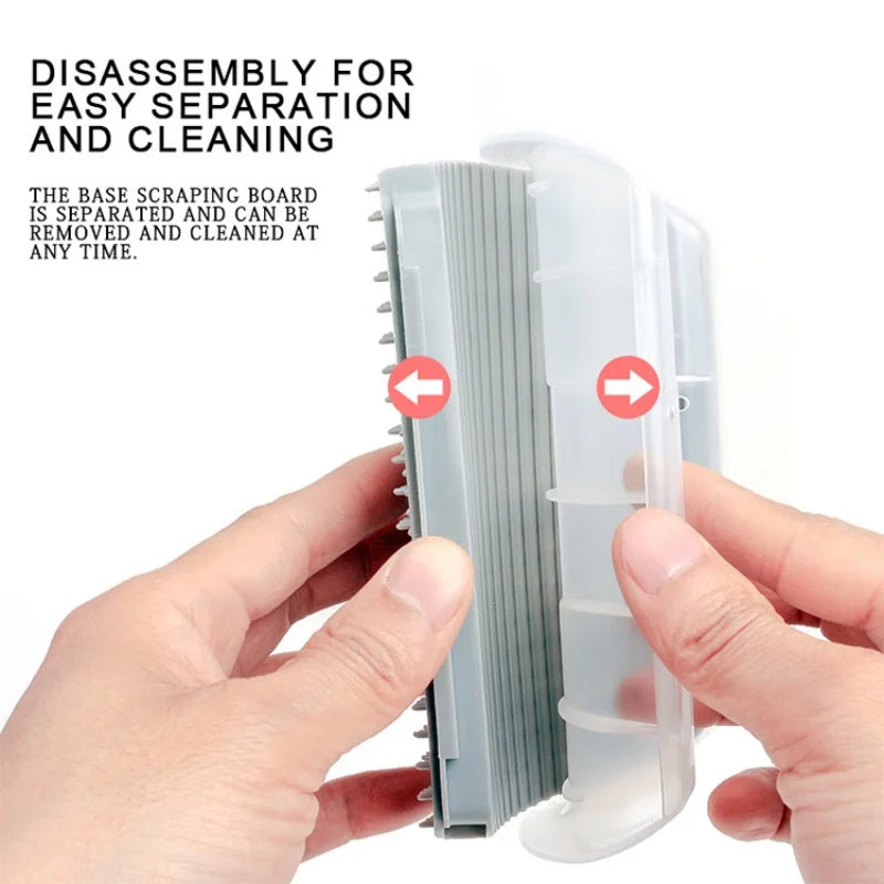 Cat Massage and Pet Hair Removal Comb Wall Corner Self Cleaning Rubbing Brush