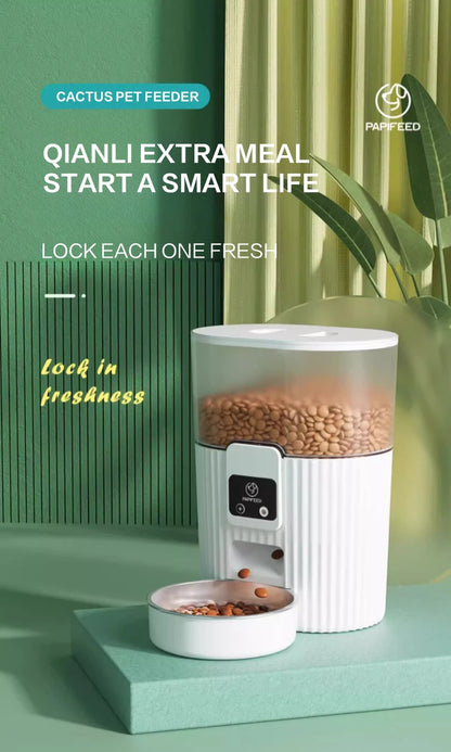 Smart Wi-Fi Automatic Pet Feeder for Cats & Dogs