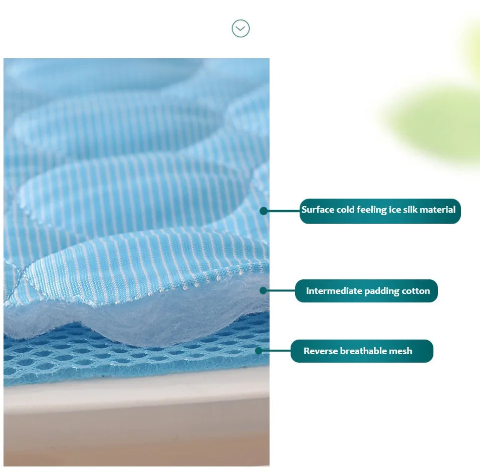Dog Cooling Mat Summer Pet Cold Bed