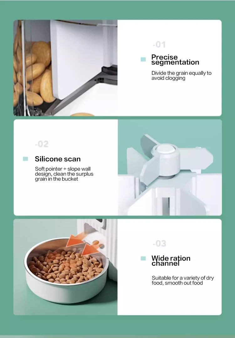 Smart Wi-Fi Automatic Pet Feeder for Cats & Dogs
