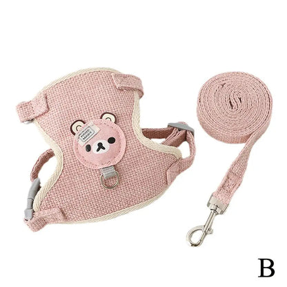 Breezy Vest Adjustable Pet Harness-Leash