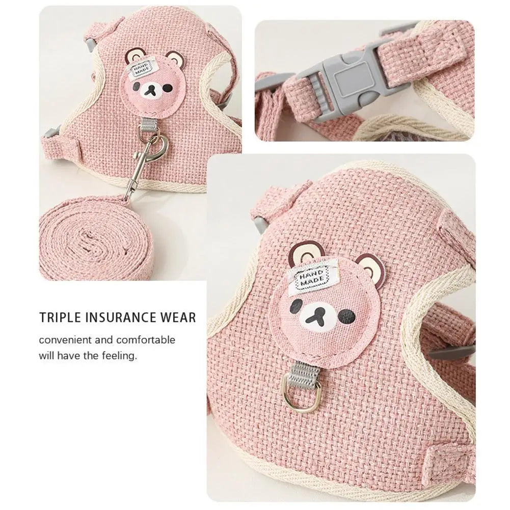 Breezy Vest Adjustable Pet Harness-Leash