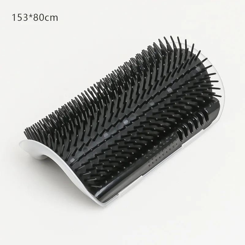 Cat Massage and Pet Hair Removal Comb Wall Corner Self Cleaning Rubbing Brush