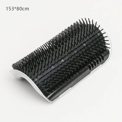 Cat Massage and Pet Hair Removal Comb Wall Corner Self Cleaning Rubbing Brush
