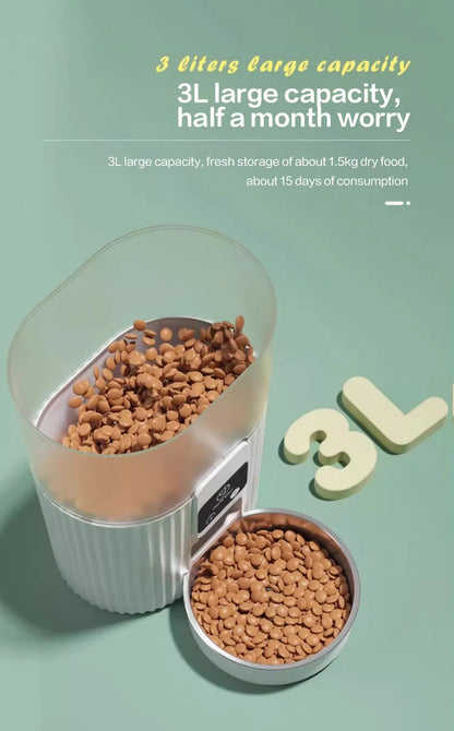 Smart Wi-Fi Automatic Pet Feeder for Cats & Dogs
