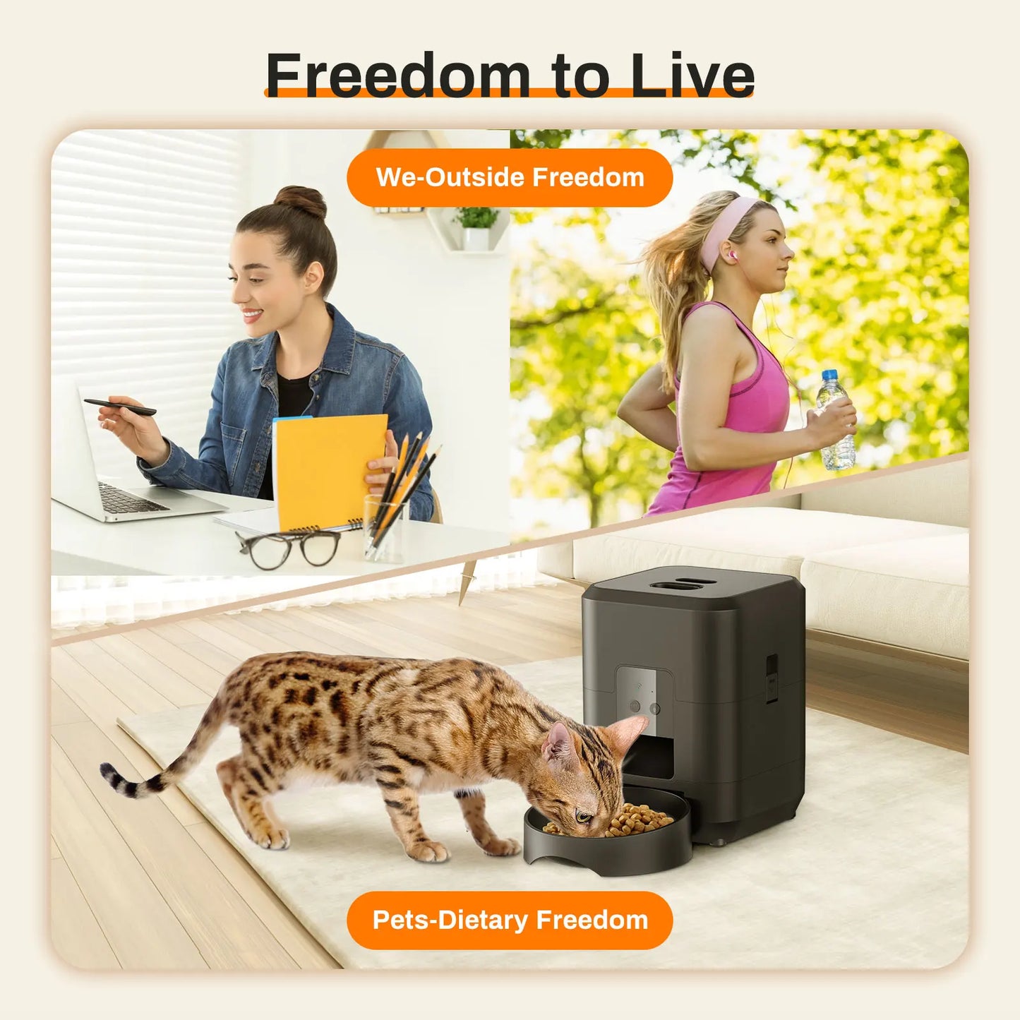 Smart Pet Feeder Automatic.