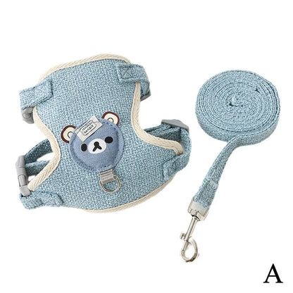 Breezy Vest Adjustable Pet Harness-Leash