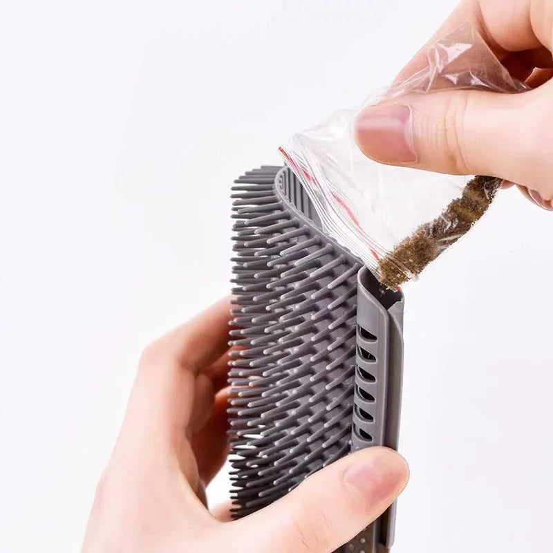Cat Massage and Pet Hair Removal Comb Wall Corner Self Cleaning Rubbing Brush
