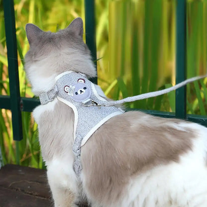 Breezy Vest Adjustable Pet Harness-Leash