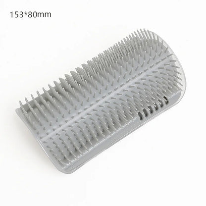 Cat Massage and Pet Hair Removal Comb Wall Corner Self Cleaning Rubbing Brush