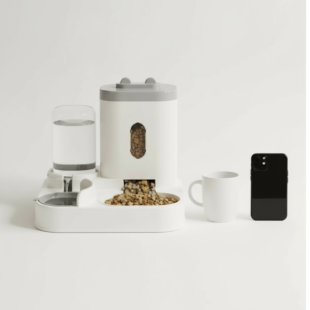 EcoPaw Innovations Automatic Feeder Dog Cat Food Bowl