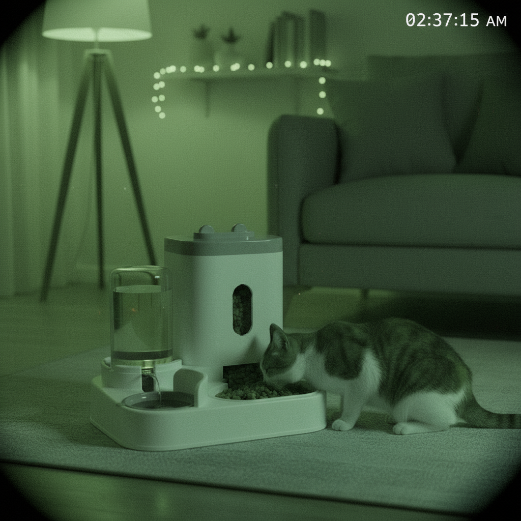 EcoPaw Innovations Automatic Feeder Dog Cat Food Bowl