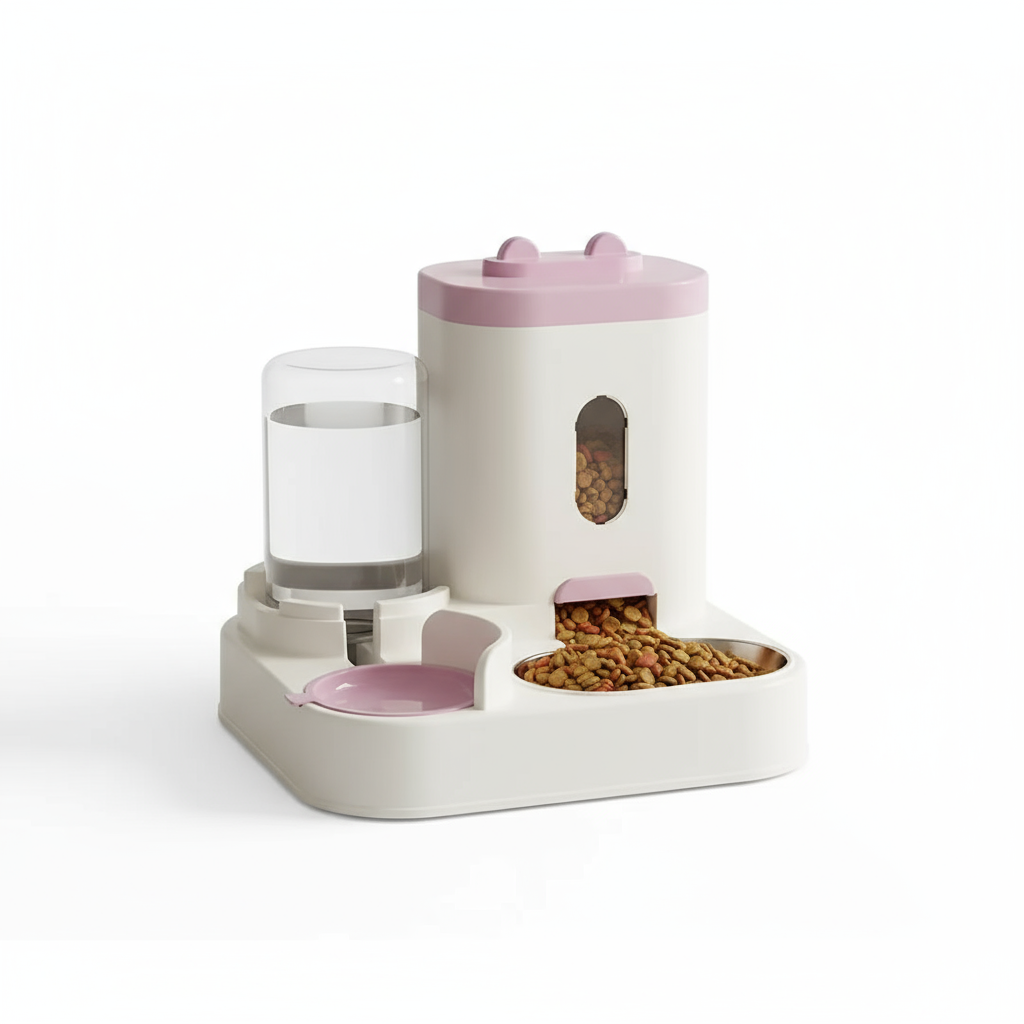 EcoPaw Innovations Automatic Feeder Dog Cat Food Bowl