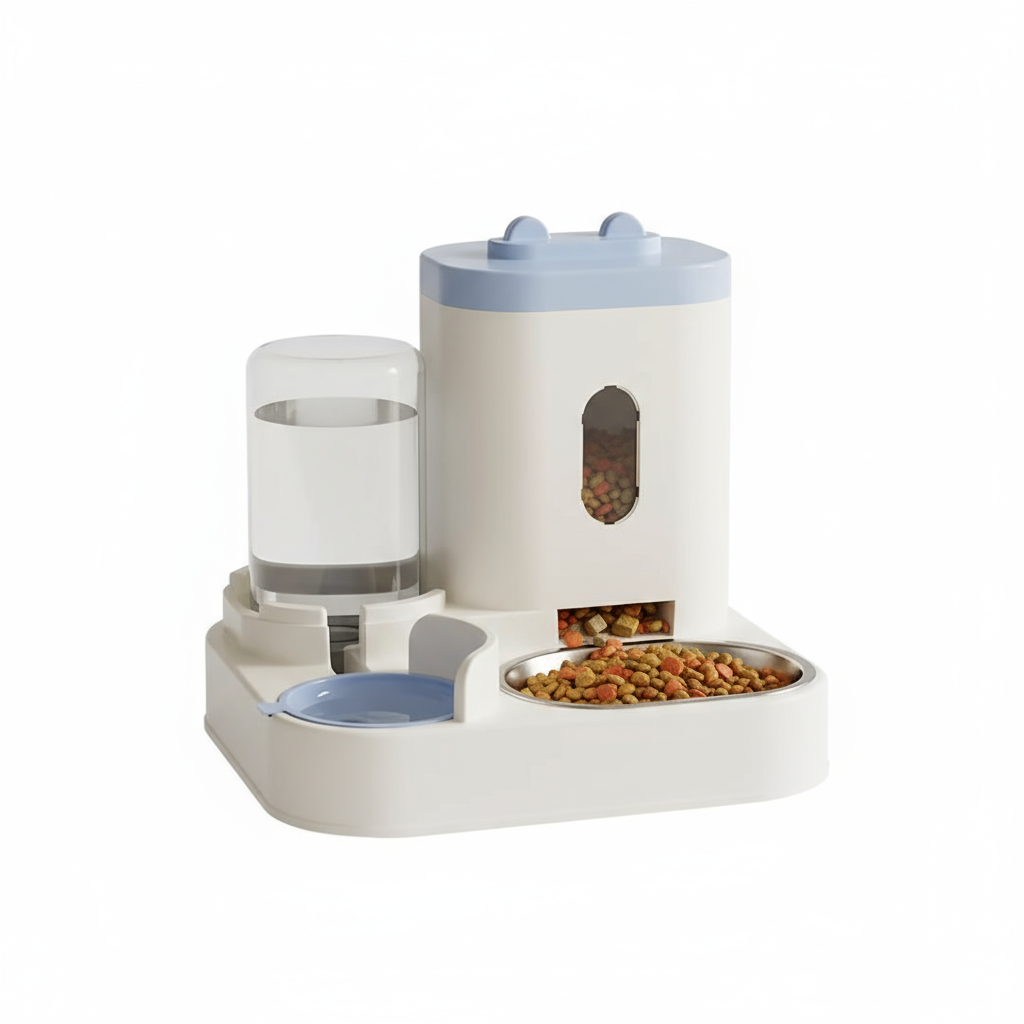 EcoPaw Innovations Automatic Feeder Dog Cat Food Bowl